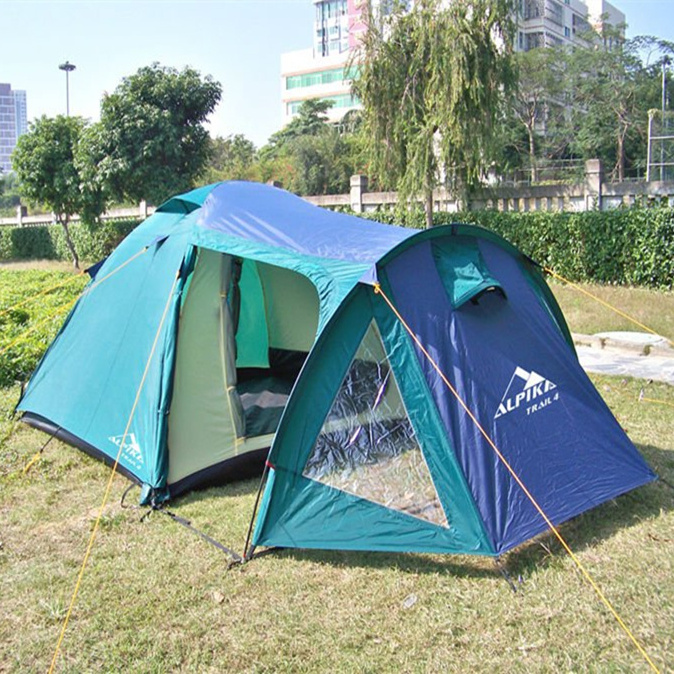 High quality outdoor camping tent 4 person waterproof family tent