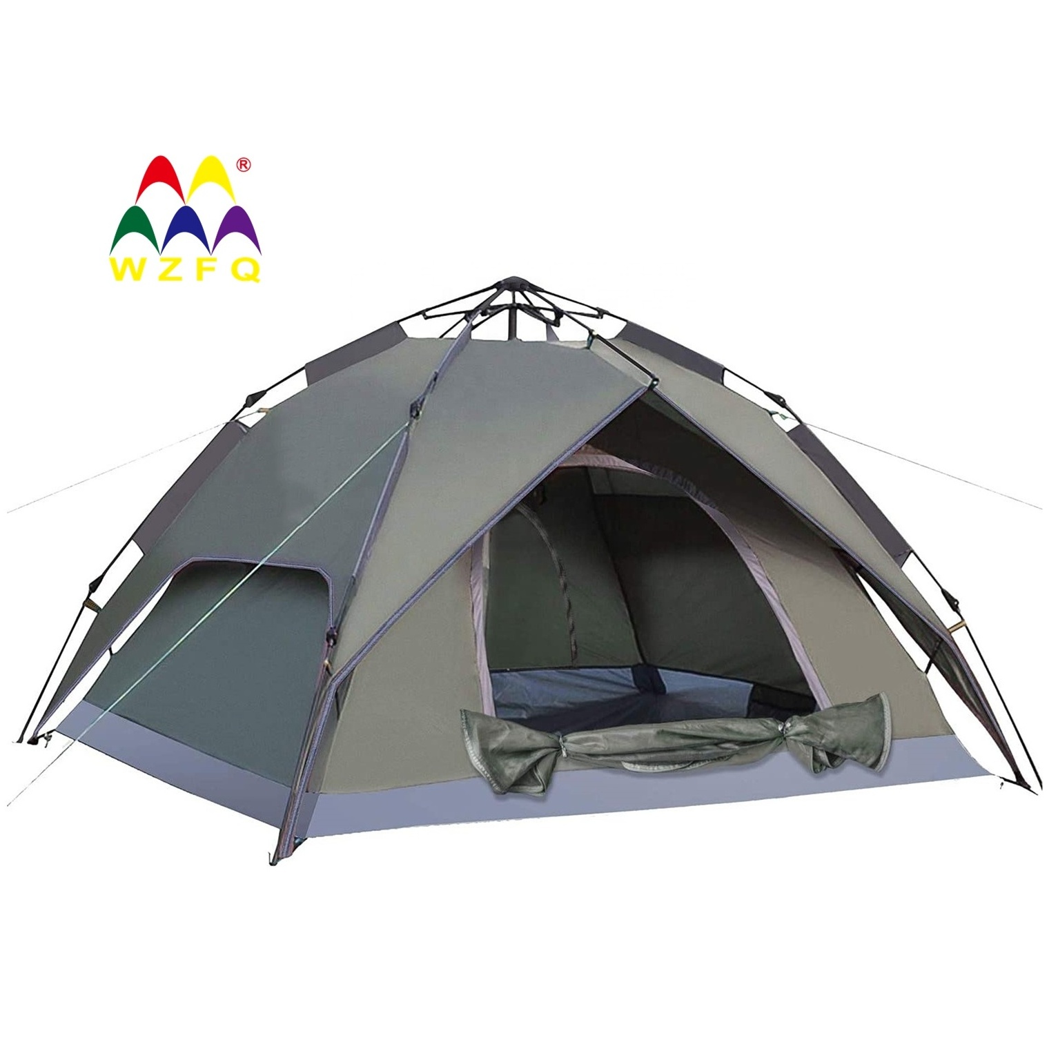 Automatic other  Tent 3-4 Person Outdoor Waterproof Travel Customized Item Fabric Double  tent camping for beach hiking