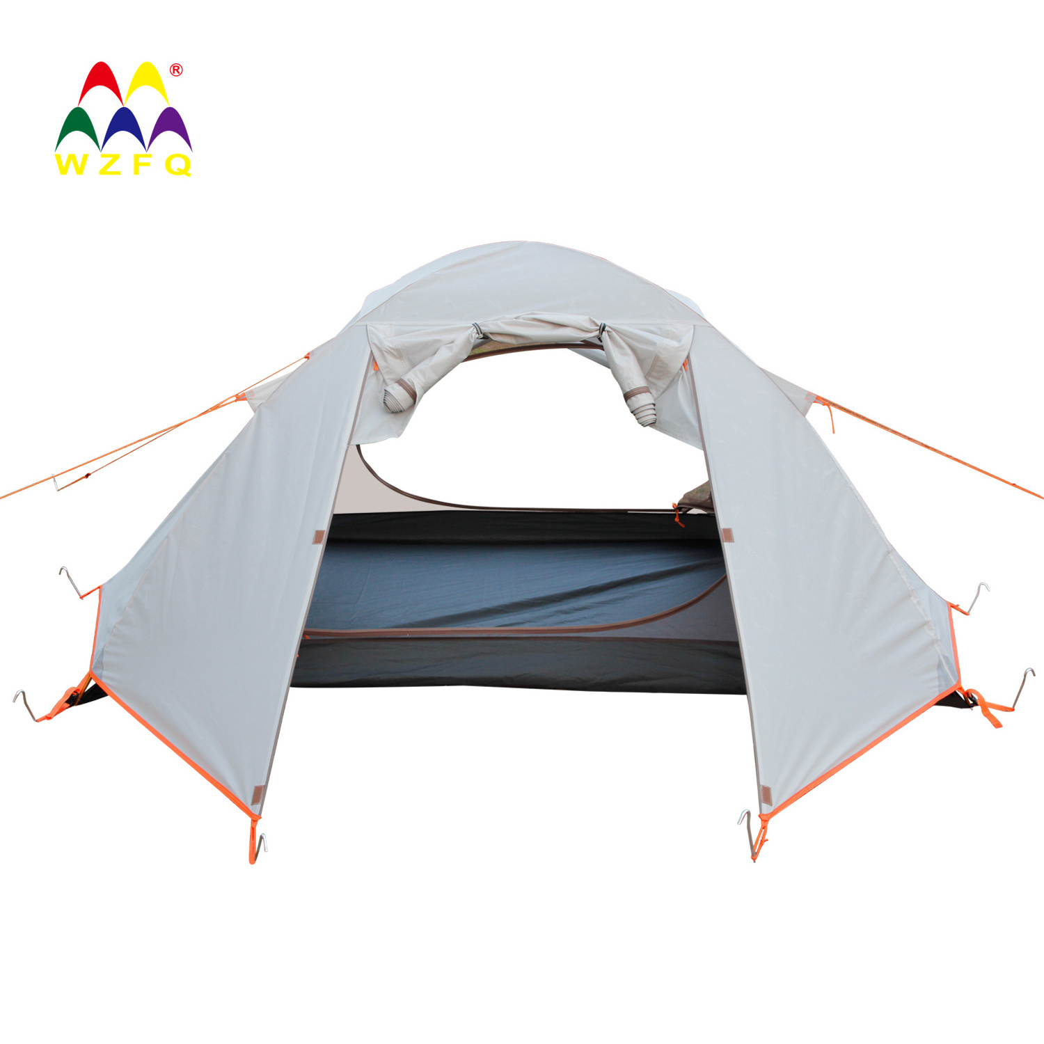 WZFQ New arrival black coating folding bed camping tent/outdoor tent camping equipment Instant adult Protected Mosquito Net