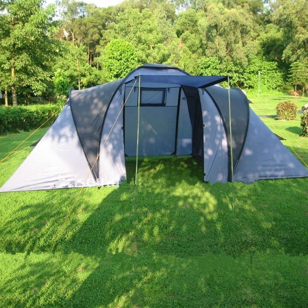 Abris camping shadow tent 12 Man 2  Bedroom Double Layer Family Tent