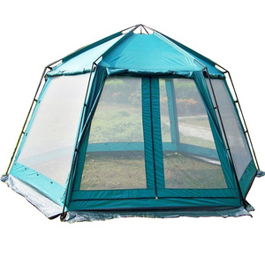 Portable mobile gazebo high quality hexagonal gazebo for outdoor