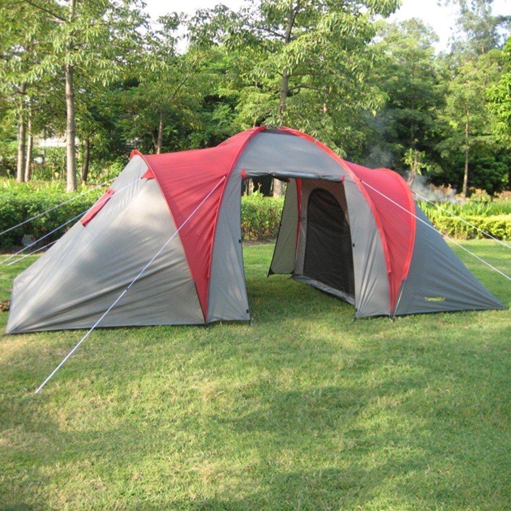 6 persons large family camping tent