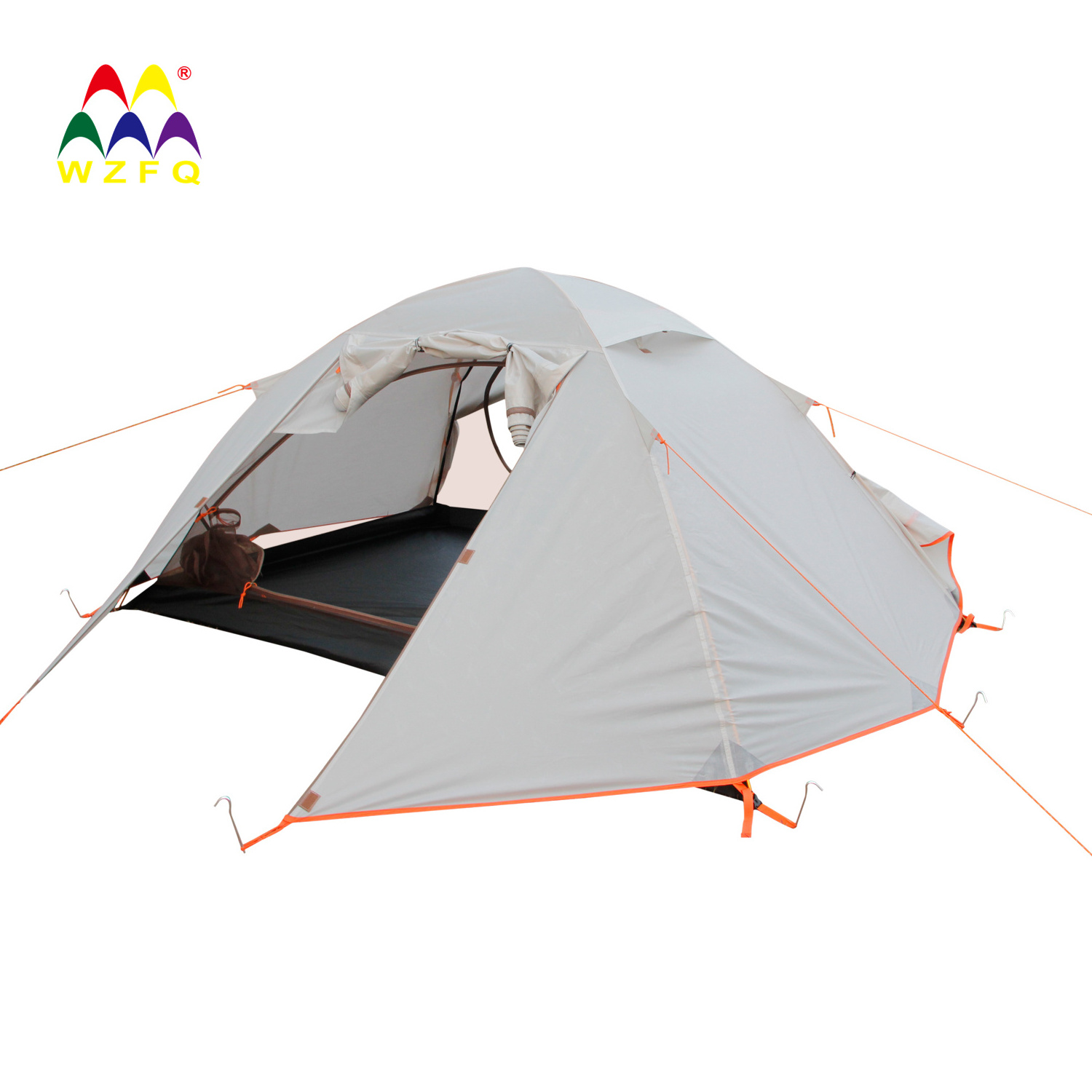 WZFQ New arrival black coating folding bed camping tent/outdoor tent camping equipment Instant adult Protected Mosquito Net