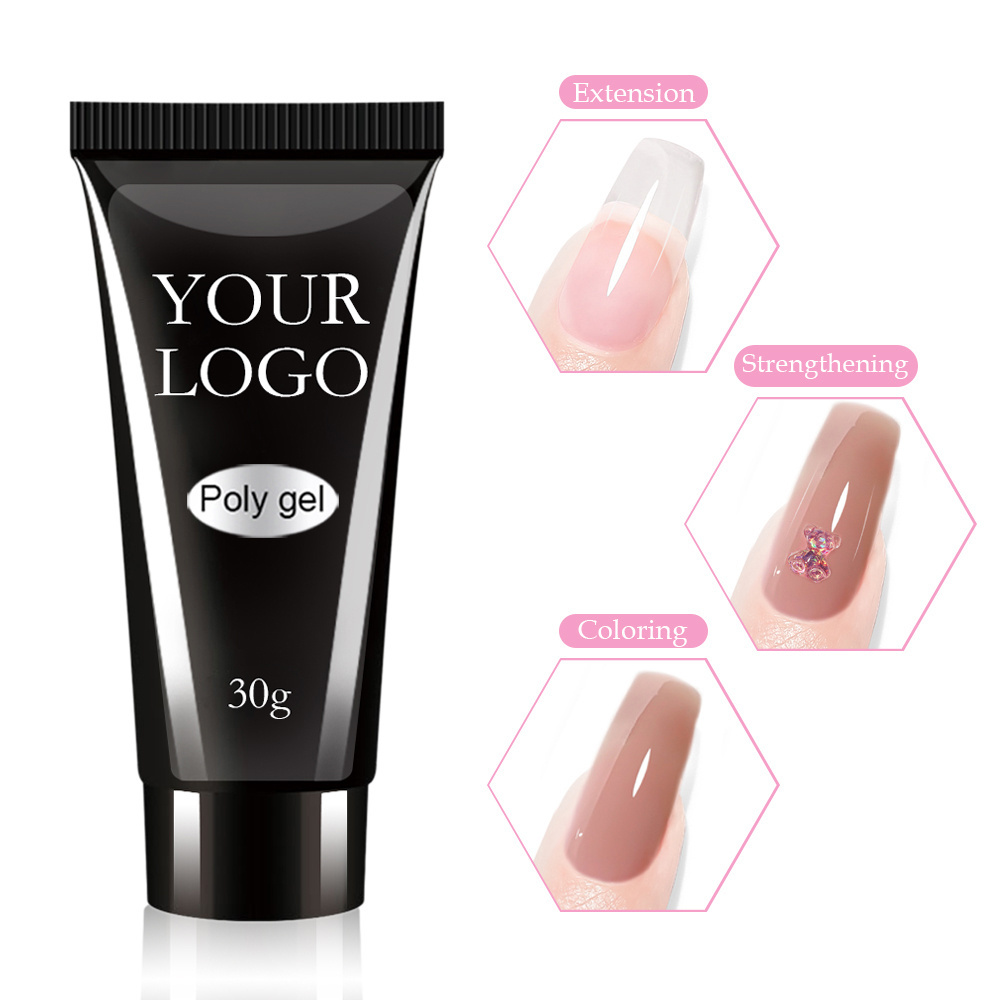 Long-lasting Art Flash Color UV  polish, applied to extend finger camo acrylic nail extension glue