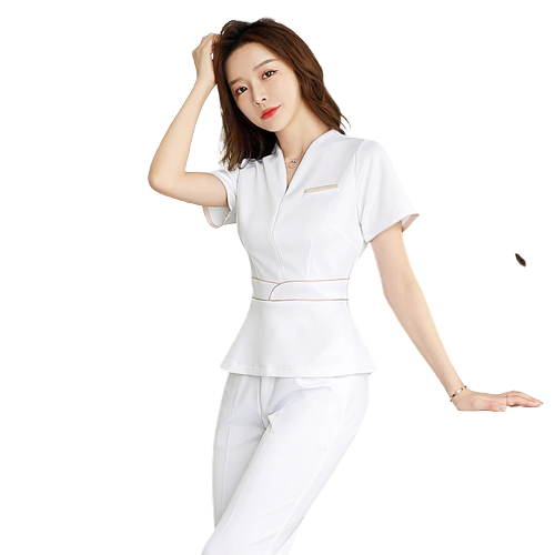 Esthetic Uniform Women Beauty Salon Clothing Autumn Sauna Foot Bath Uniforms Hotel Waiter Work Clothes SPA Uniform