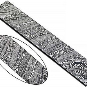 Damascus Steel Knife Making Blanks 11" x 1.75" 100% Original Damascus Steel 1095 and 15n20