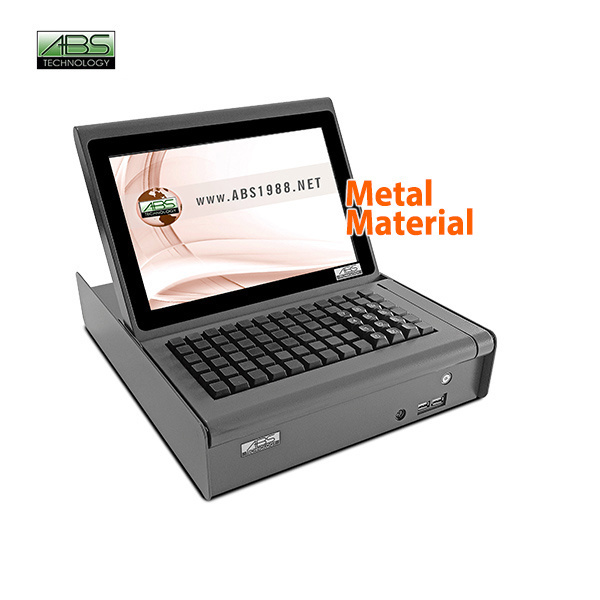 Custom Metal Cash Register System Integrated Programmable Keypad with gas station pos fuel system with emv