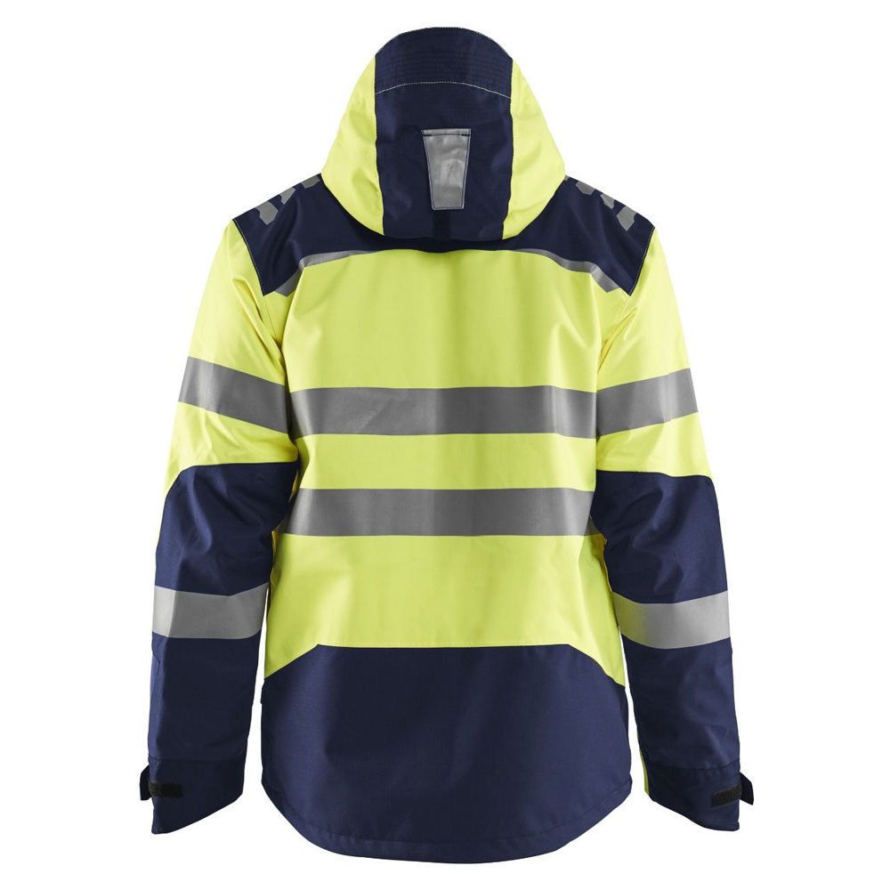 Standard Fluorescent Polyester Jacket Customised Road High Visibility Safety Vest Jacket For Road Construction