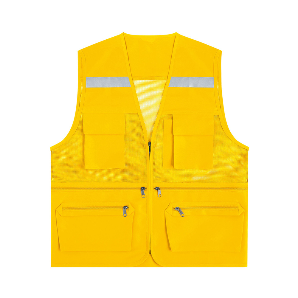 Best Selling Popular High quality cheap custom wholesale red safety vest