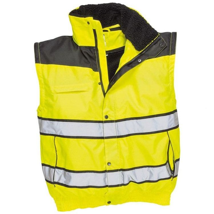 5 in 1 Hi Vis Safety Jacket With Sleeve Removeable