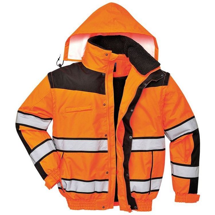 5 in 1 Hi Vis Safety Jacket With Sleeve Removeable