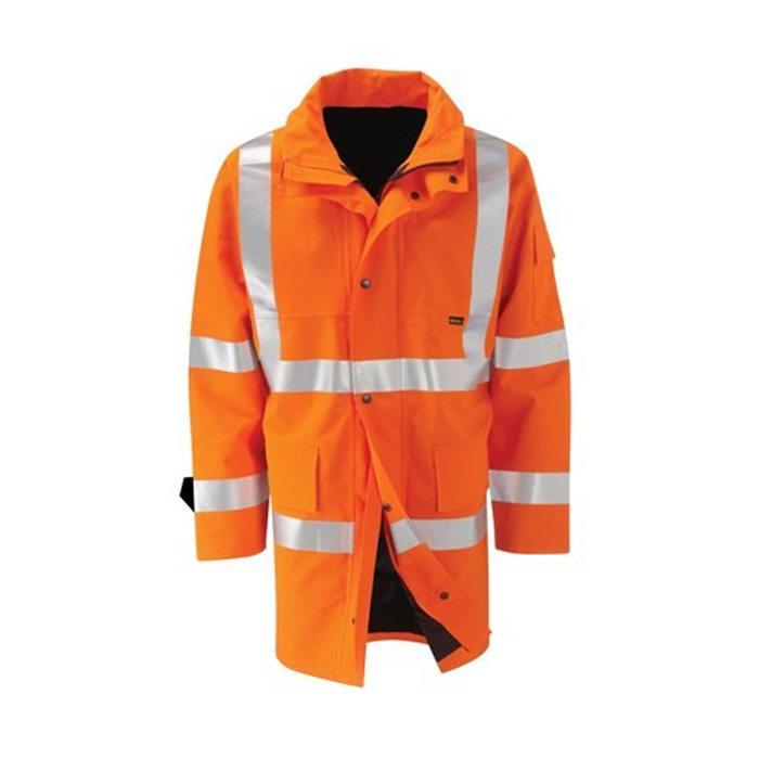 hi vis workwear unisex tactical reflective safety medical red jacket & parka