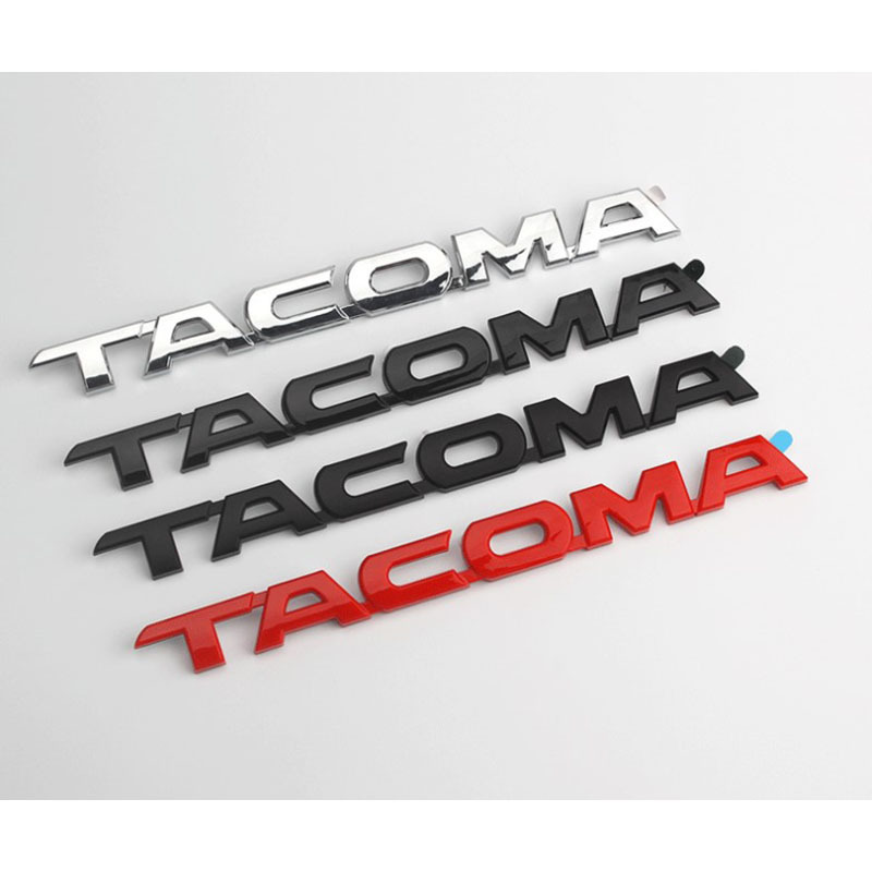 3d Plastic Logo / Custom 3d Car Emblem / ABS Car Badge for Toyota Tacoma