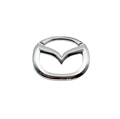 Mazda Carbon Fiber Logo Steering Wheel Cover Carbon Fiber Badge Car Stickers