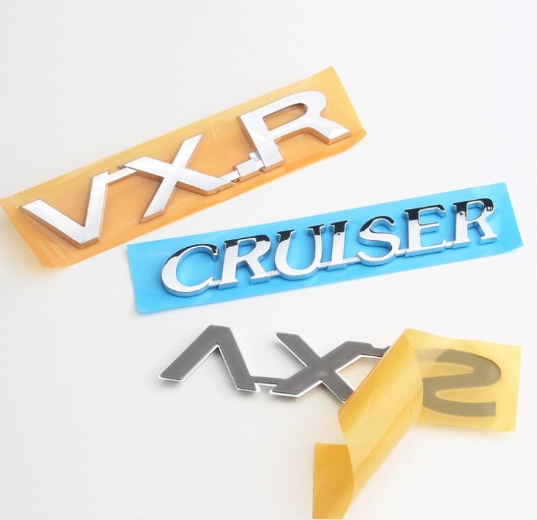 Customize Hot selling good quality car emblem,ABS logo car emblem badges sticker for Toyota