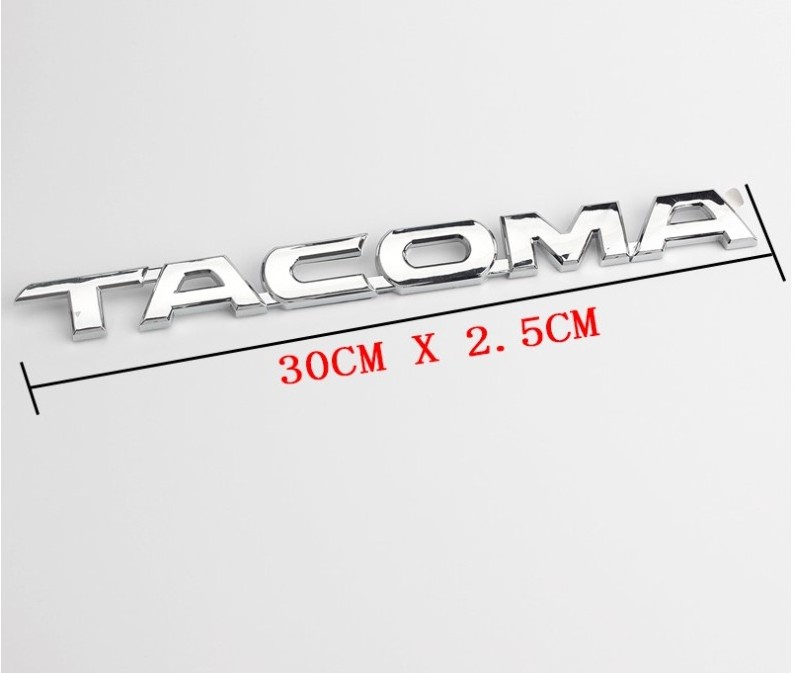 3d Plastic Logo / Custom 3d Car Emblem / ABS Car Badge for Toyota Tacoma