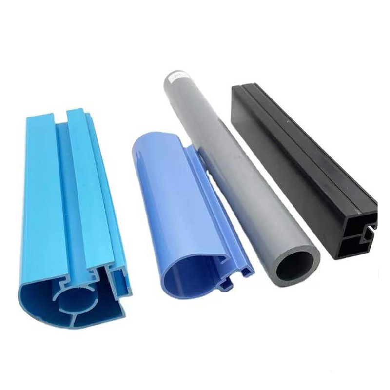 100% Plastic Extrusion Profile 70mm*70mm Square Pvc Fittings Pipe Manufacturers Sizes Prices