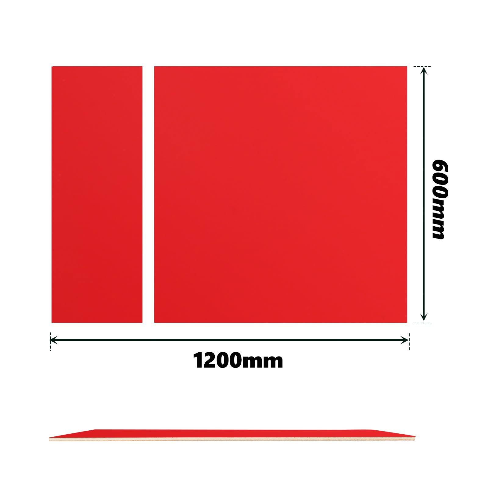 Red on white  Laser/cnc Engraving Abs Double Colour Plastic Sheet/board/panel/plate For Advertising