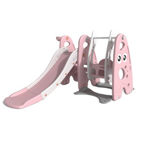 ABST Mini  Playground Equipment Baby Plastic castle slide and swing