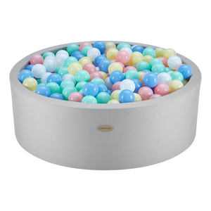 ABST  Hot Eco-friendly memory Foam Filling Round Ball Pit Soft Ball Pool for Baby Kids Soft Play Playground