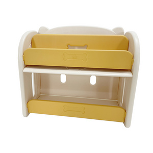 ABST Plastic Kids Bedroom Furniture Children Toys Storage Cabinet Book Shelf Corgi Storage Shelf