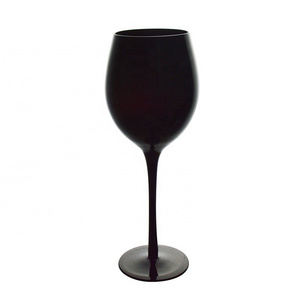 Wholesale Wine Glasses Full Color Accent Blind Black Tasting Glass for Fun Party Event