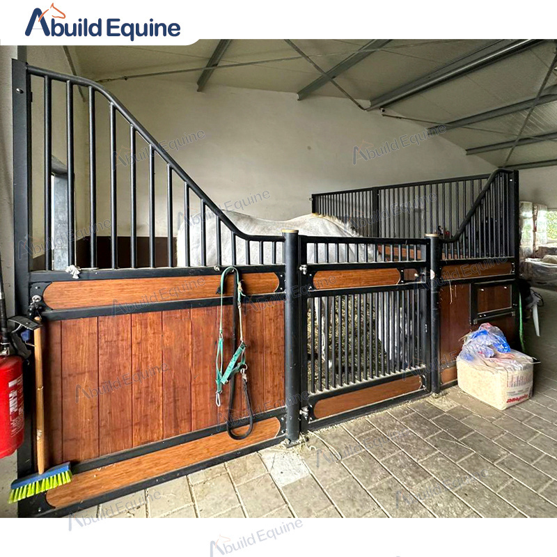 Horse equipment Prefab horse barn safe and strong equine stables