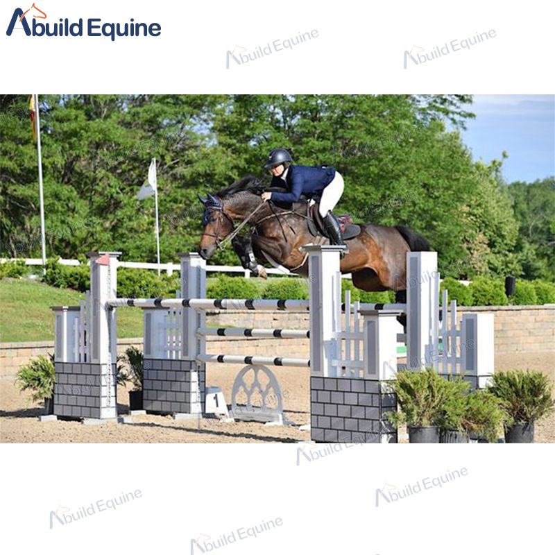 Wooden horse products jumping fence outdoor obstacle course horse show jumping