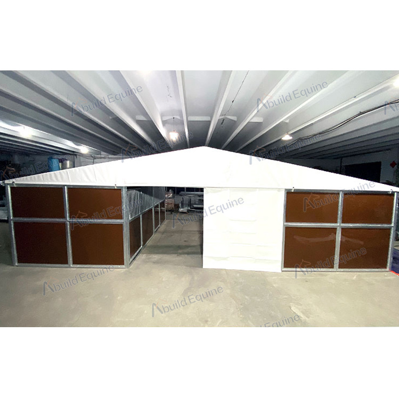 portable horse stables portable outdoor stall boxes fronts with roof and gate