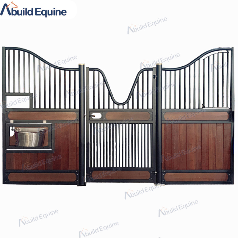 equestrian metal horse  stall hay feeders for horses