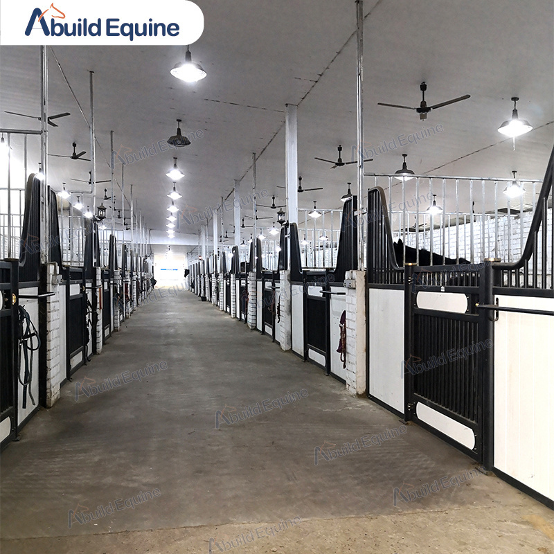 Horse equipment Prefab horse barn safe and strong equine stables