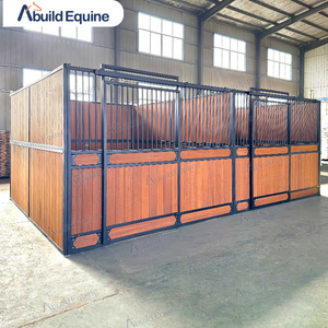 Husbandry equipment Fancy free standing horse stalls with sliding doors