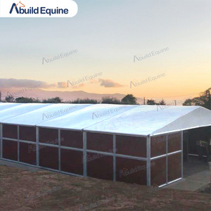 horse stables portable outdoor stall boxes fronts with roof and gate