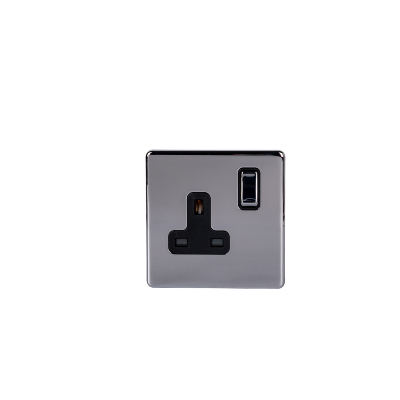 Abuk China 3 Gang 4 Gang 2 Way Stainless Steel Electric Switches And Socket Outlet Electric Interruptor Light Switch For Home