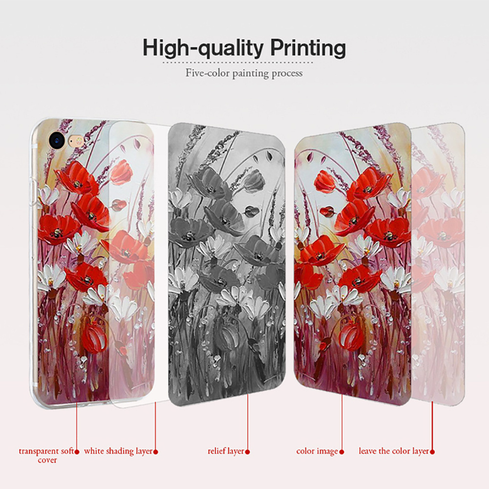 Premium Shockproof Silicone Rubber Texture Clear Side Phone Case Cover For Apple iPhone 11 12 Pro Max Mini Xs XR 8 Plus