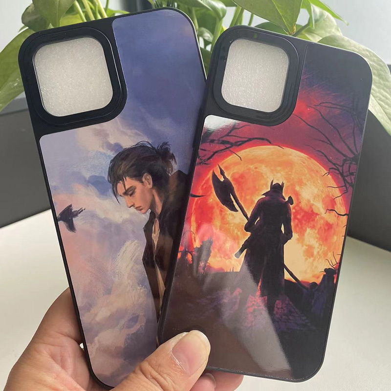 Colorful Blank 2d Sublimation Tpu Cell Phone Cases Diy Printing For iPhone 14pro Max Sublimation Blank Phone Case