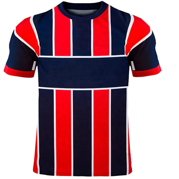 2324 Wholesale High quality jersey cotton Print custom football uniforms men's vintage football jersey