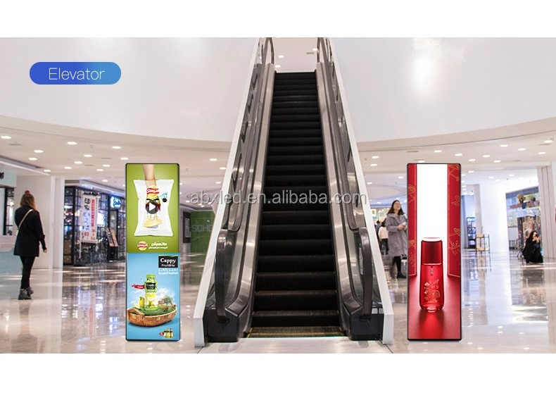 Waterproof Indoor Outdoor Portable Wifi Advertising 640mm X 1920mm P2.5 LED Poster Screen