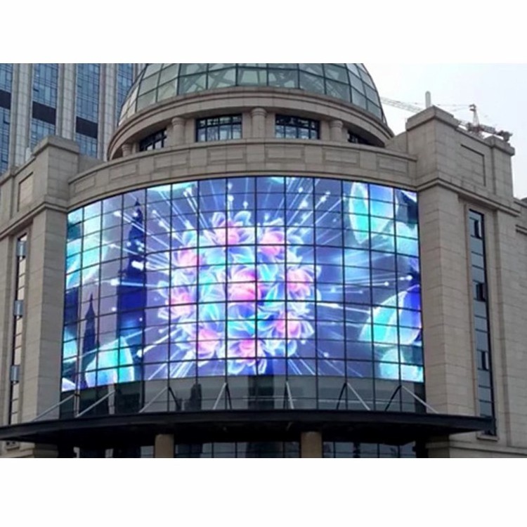 Color Digital Transparent Film Screen On Glass High Transparency Indoor  Transparent Led Film For Advertising P3.91-P7.8