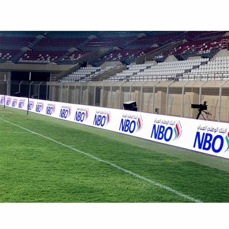 Football Basketball Stadium Perimeter Led Screen Display P6 P8 P10 Led Advertising Panel Led Digital Sign Board Waterproof