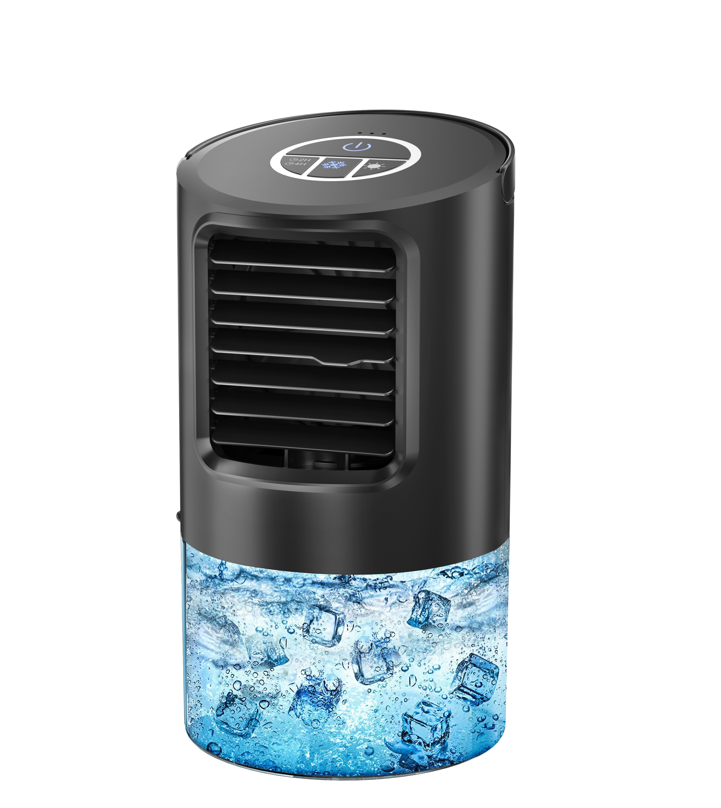 Cross-border home air cooler outdoor portable add ice or water mini desktop electric air cooling fan