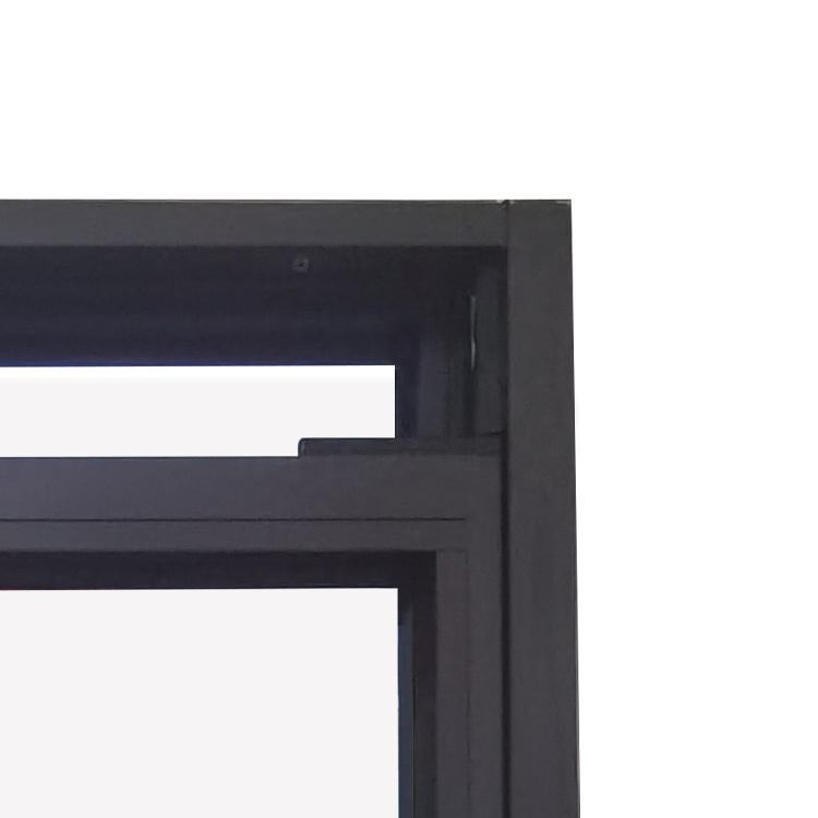 Guangdong Wholesale Custom Window Office Vertical Sliding Glass Window Pull-Type Anti-Theft Sound Insulation Top-Hung Window