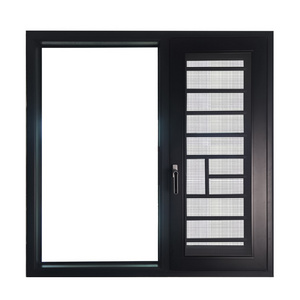 Screen Window Integrated  Aluminum Casement Window Aluminum Soundproof Casement Window