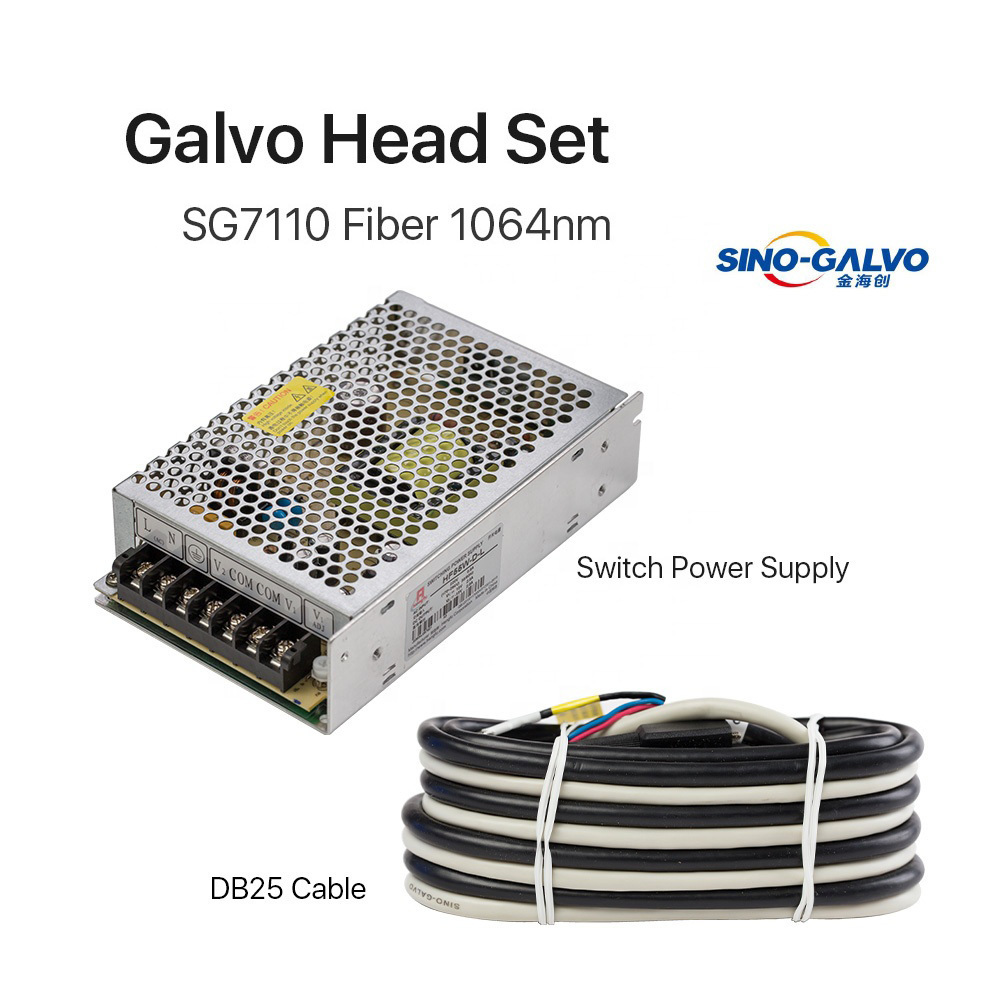 3d dynamic focusing fiber galvo head SG7110  for fiber laser machine galvo scan head galvo head