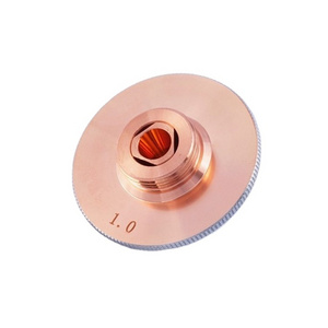 high quality single and double red copper laser nozzle  for fiber laser cutting head Raytool WSX 28mm 32mm  IPG  Raycus MAX