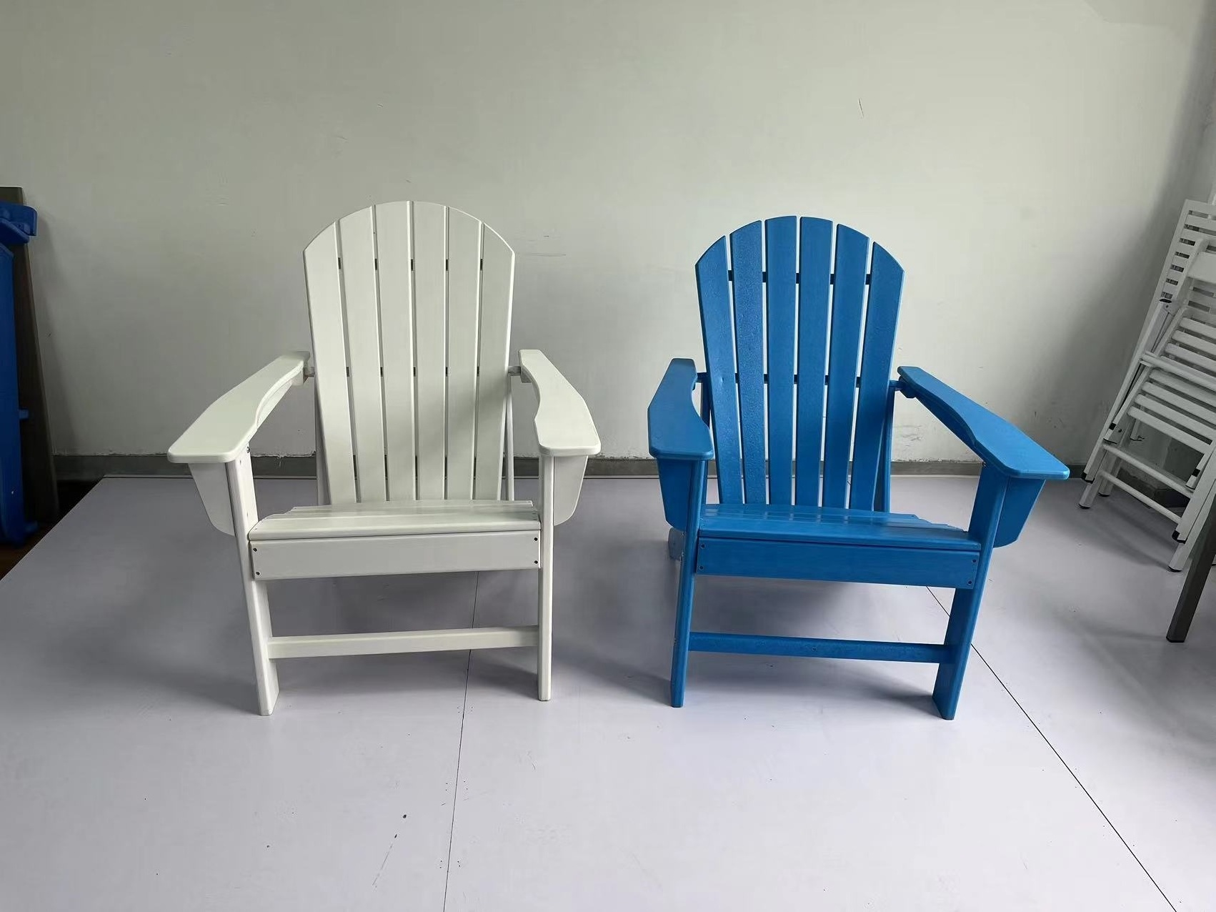 Plastic  Wood poly adirondack chair outdoor furniture