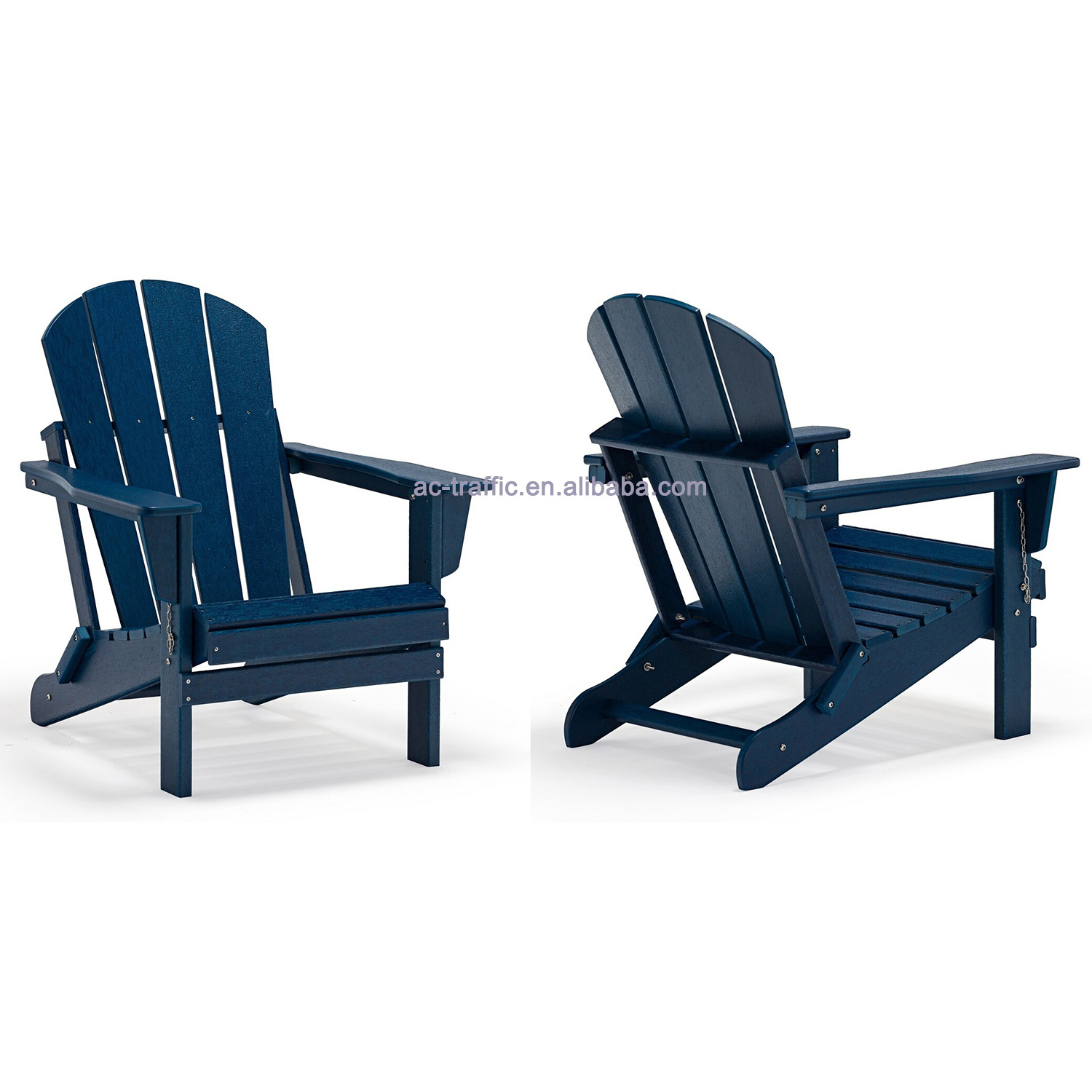 High Quality Waterproof Outdoor Garden Patio Beach Classic Folding Lounge Hard Plastic Wood Adirondack Chairs Furniture