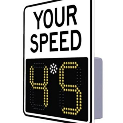 Solar Powered Radar Traffic Speed limit Sign