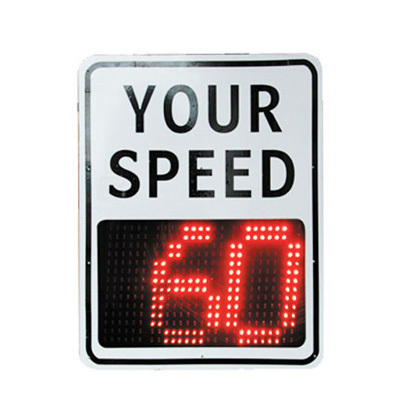 Solar Powered Radar Traffic Speed limit Sign