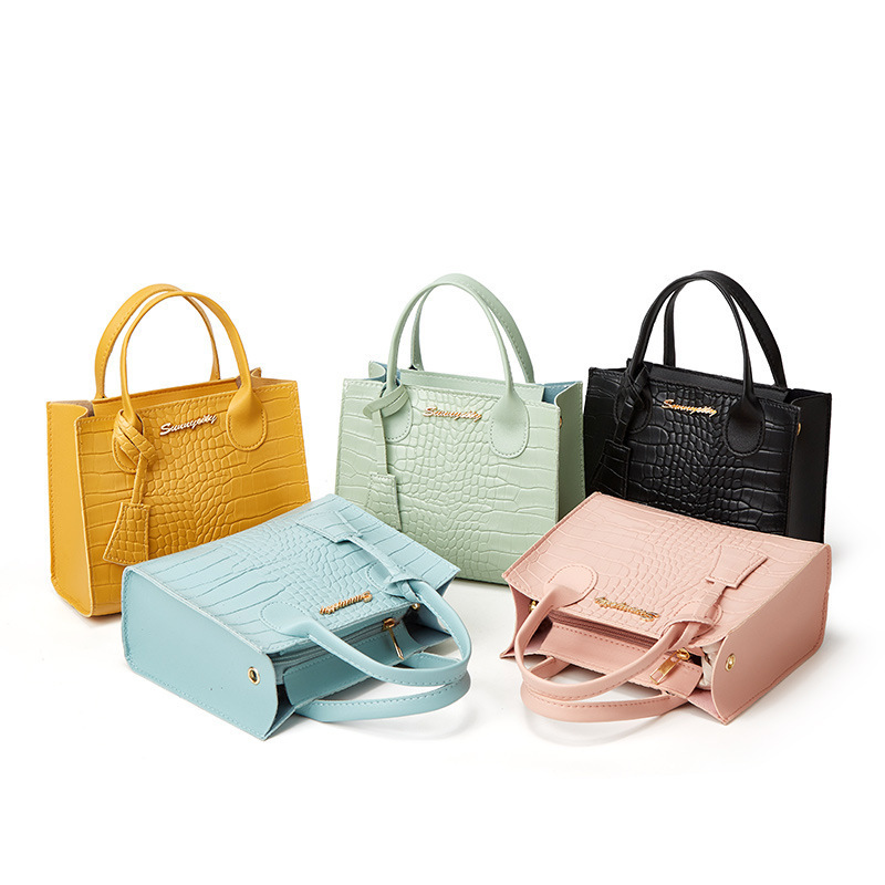 2023 new arrival candy color summer bag women shoulder hand bags pu leather mini purse and handbag